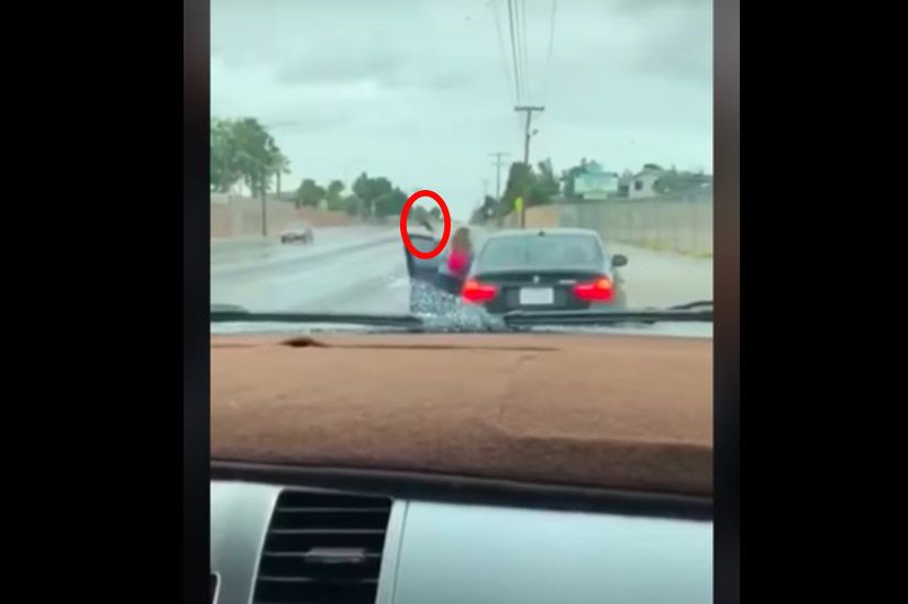 Hispana propina correazos a su hijo por llevarse el BMW sin permiso