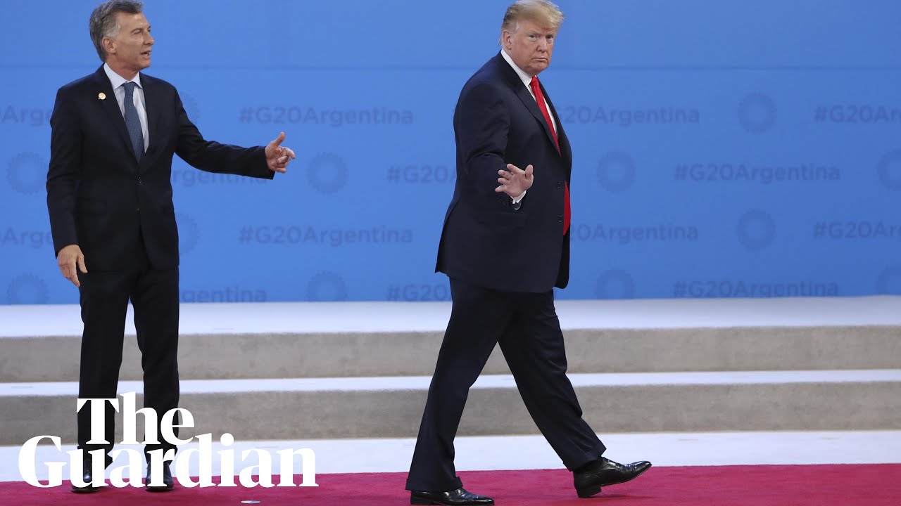 Video de Trump diciendo “sáquenme de aquí” en el G20 se vuelve viral