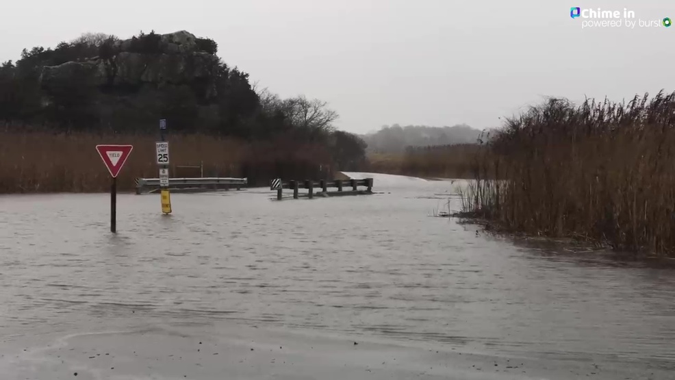 RI: Fuertes lluvias y nieve derretida causan inundaciones; se espera más frío