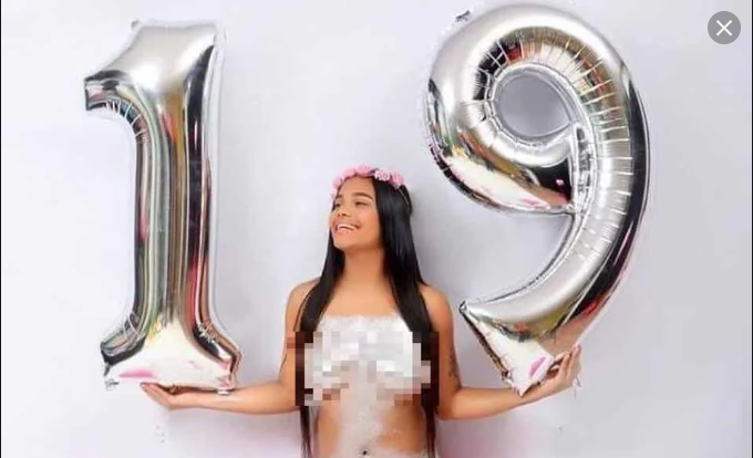 Dominicana causa polémica por celebrar sus 19 años con fotos semidesnuda