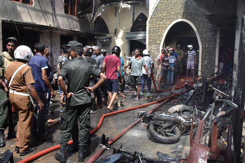 Más de 200 muertos por presunto terrorismo en Sri Lanka