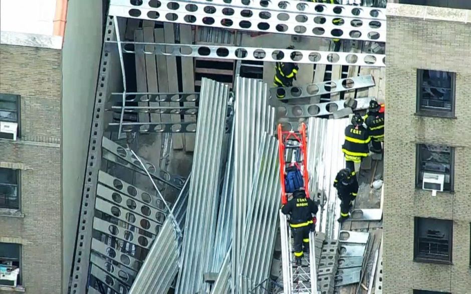 Un muerto y varios heridos graves en accidente de construcción