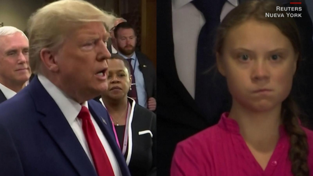 Activista adolescente Greta Thunberg responde ataques de Trump con ironía