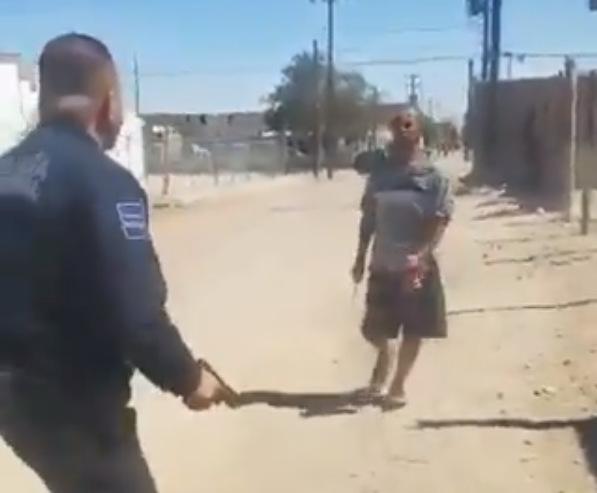 Un policía se tuvo que defender a balazos de violento agresor