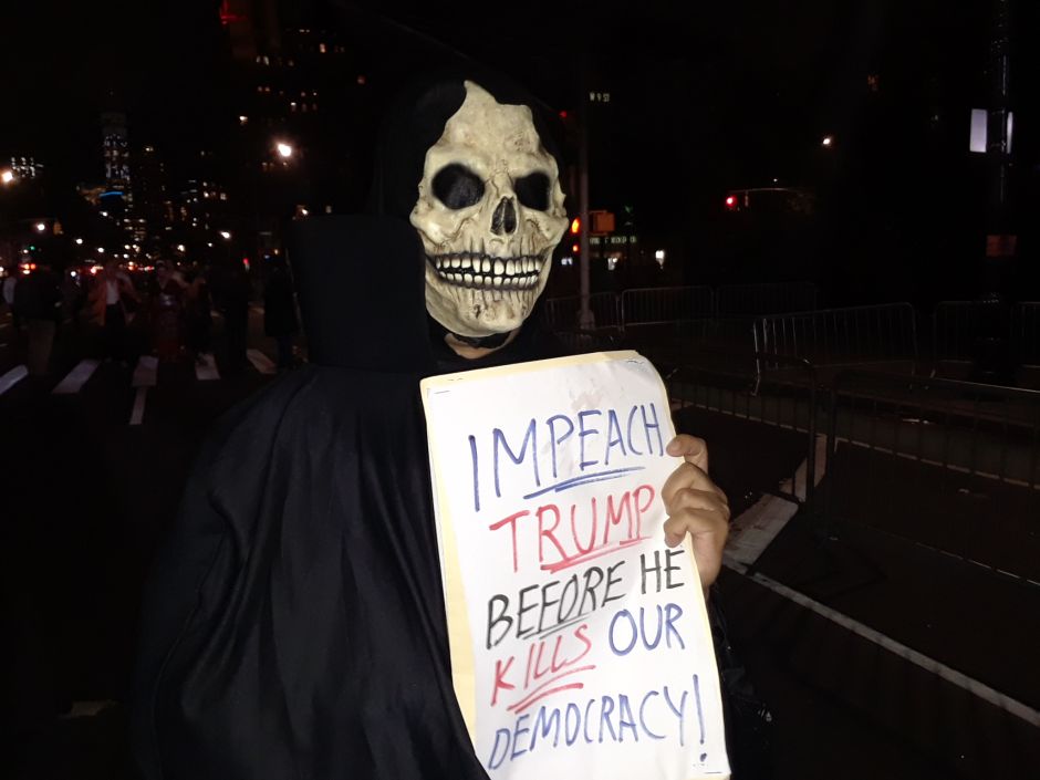 Los disfraces más originales en el Desfile Halloween de Nueva York