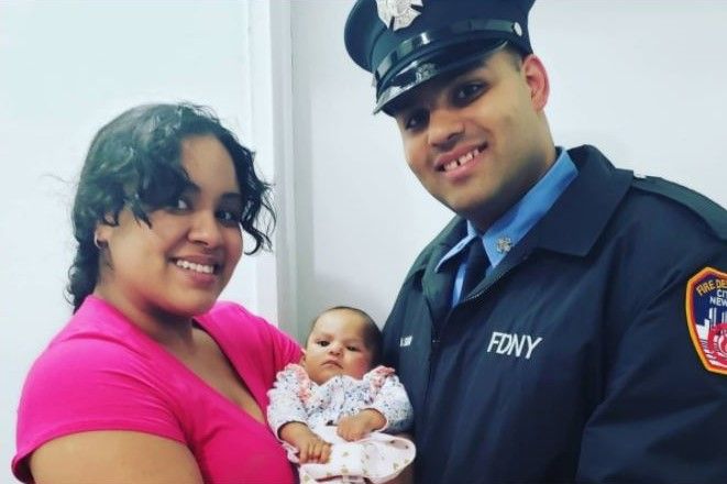 Bombero hispano pierde a su hija de apenas cinco meses por el coronavirus