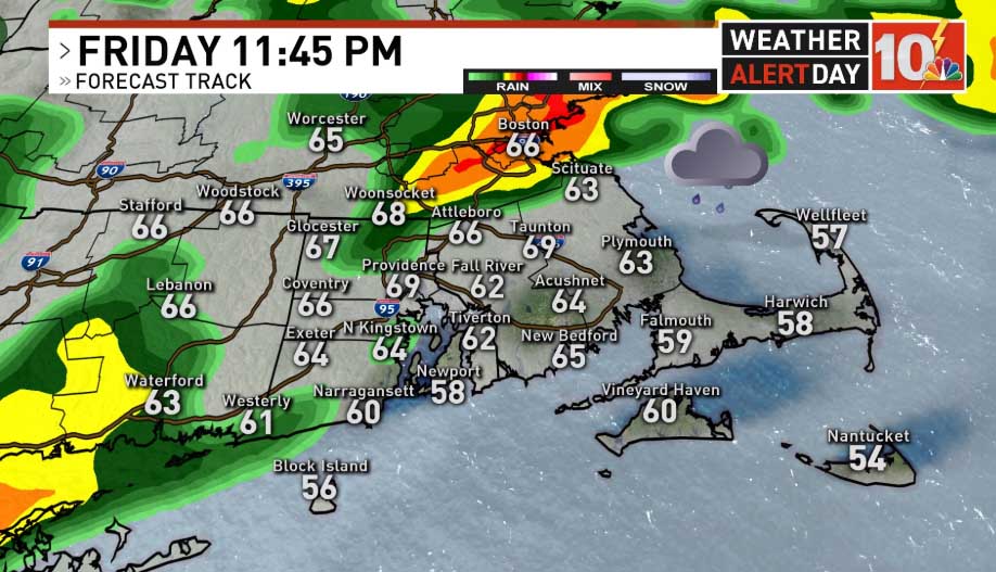 Posibilidad de tormentas severas para el viernes por la noche