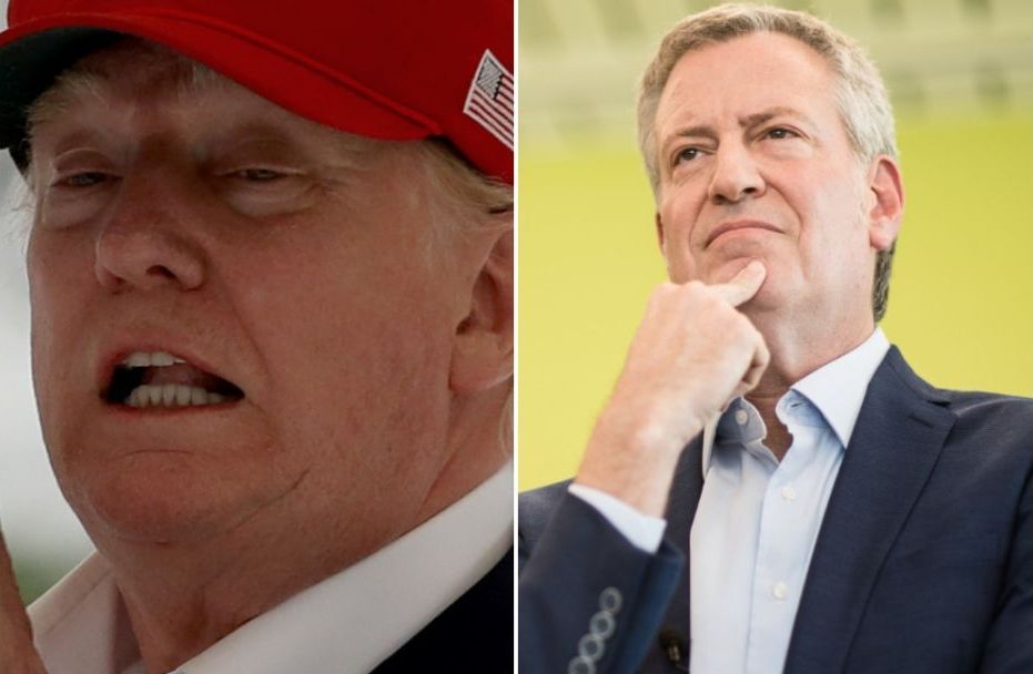 Trump: ciudades con gobiernos Demócratas “viven un infierno”; De Blasio lo llama “mente retorcida”