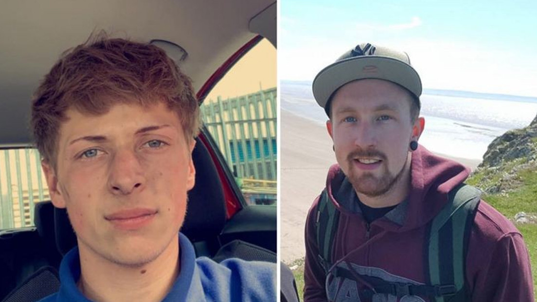 Fotografía a dos amigos en un acantilado justo antes de que mueran al caer