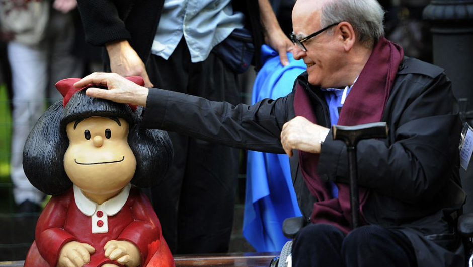 Muere Quino: el caricaturista argentino, padre de Mafalda, falleció a los 88 años