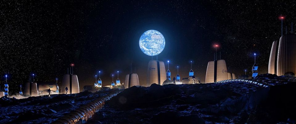 Así será el primer vecindario humano instalado en la Luna, el “Moon Village”