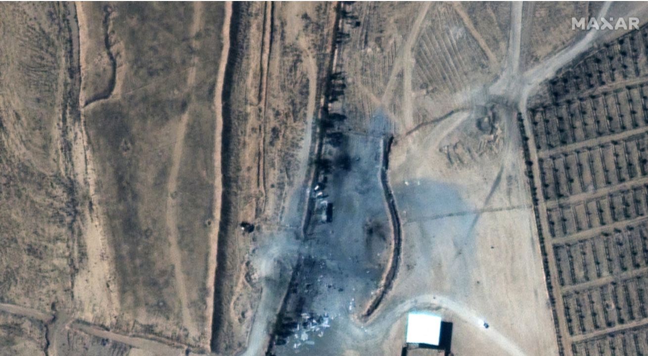 Así se quedó el lugar atacado por EE.UU. en el este de Siria