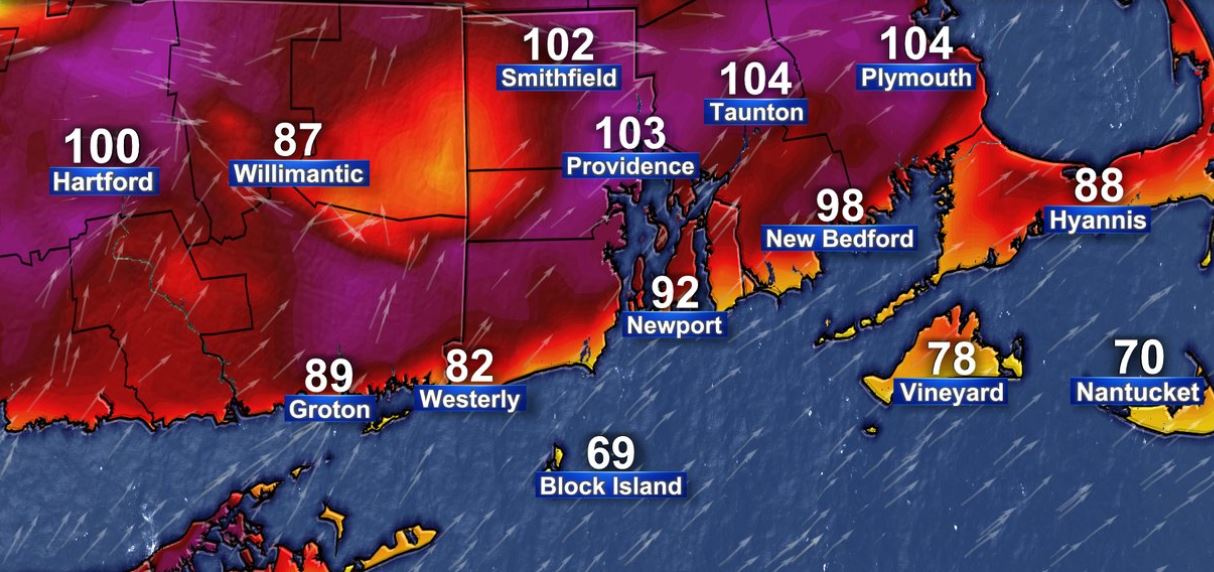Alerta de calor y calidad del aire: 98 a 105 grados para esta tarde