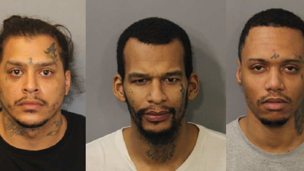 Tres hombres acusados de 27 cargos en relación a 4 tiroteos en Fall River