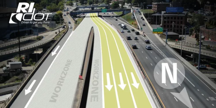 Los carriles de la I-95 se desplazan al nuevo puente en Providence