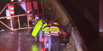 Un motociclista resulta herido en un accidente en la autopista de Providence