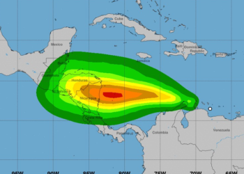 Un ciclón tropical amenaza Venezuela, Colombia y Nicaragua y podría convertirse en huracán