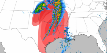 Aumenta la amenaza de tornados para el sur de EE.UU.