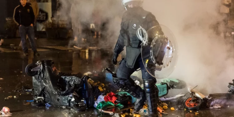 Bruselas registra disturbios tras la victoria de Marruecos sobre Bélgica en el Mundial