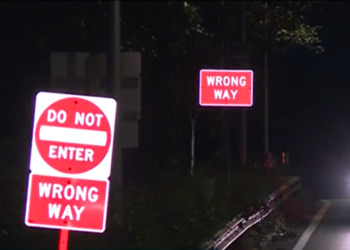 Se instalan detectores de conducción errónea en algunas autopistas de Massachusetts