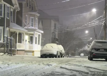 Primera nevada de la temporada en RI, Mass.