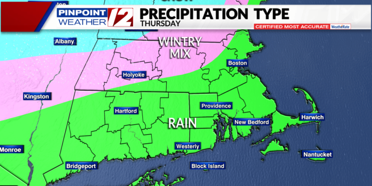 El tiempo ahora: Templado, ventoso hoy; lluvia fría el jueves por la tarde/noche