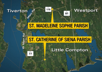 La parroquia de Tiverton se fusionará con Santa Catalina de Siena