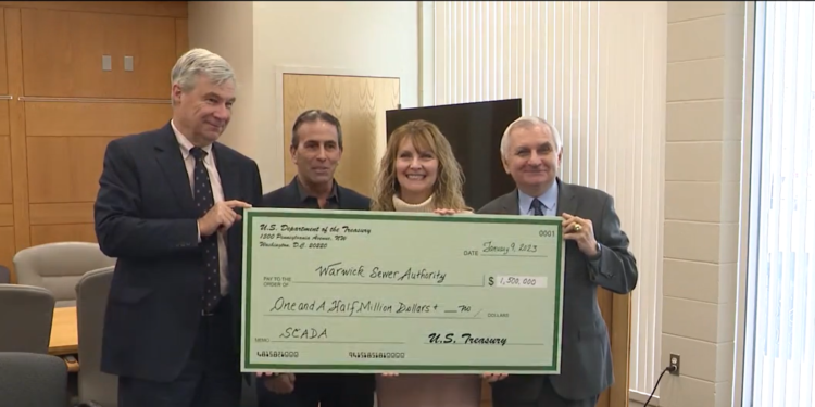 Warwick recibe 1,5 millones de dólares para mejorar su sistema de alcantarillado