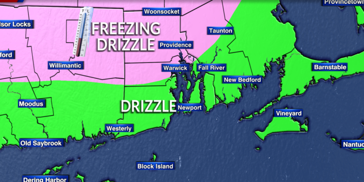 Alerta meteorológica: la lluvia se reduce a llovizna; sigue la preocupación por el hielo