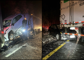 Varios heridos y 15 vehículos remolcados tras un accidente en una autopista helada de Massachusetts