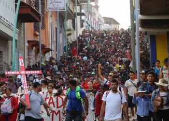 Al menos 5,000 migrantes partieron en un “viacrusis” con destino a Ciudad de México: “la meta es llegar a Estados Unidos”