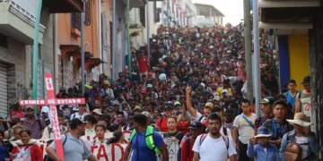 Al menos 5,000 migrantes partieron en un “viacrusis” con destino a Ciudad de México: “la meta es llegar a Estados Unidos”