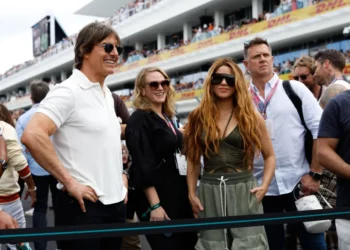 Shakira fue vista acompañada de Tom Cruise en el Gran Premio de Miami de la Fórmula 1