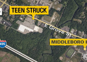 Adolescente atropellado, gravemente herido por un coche en Middleboro