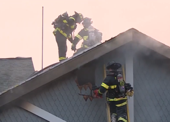 Novios preocupados tras el incendio del Kirkbrae Country Club