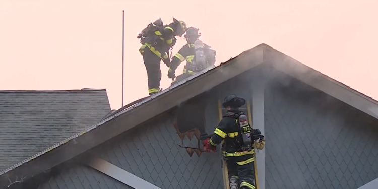 Novios preocupados tras el incendio del Kirkbrae Country Club