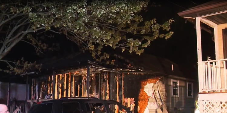 Incendio en una vivienda de Cumberland