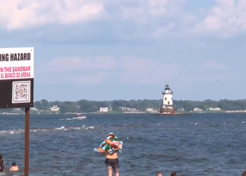 Nuevo sistema de alerta en Conimicut Point, Warwick