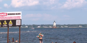 Nuevo sistema de alerta en Conimicut Point, Warwick