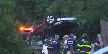 1 herido en un accidente con un volcadura en Warren