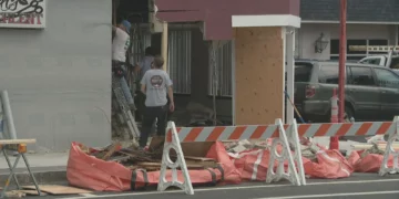 Un camión choca contra un centro de recuperación de Taunton y retrasa su inauguración